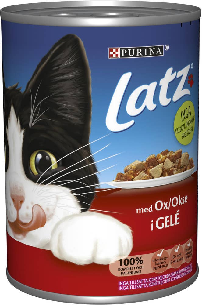 Latz Kattmat Oxkött i Gelé Latz