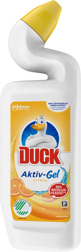 Duck Toalettrengöring Aktiv-Gel Citrus