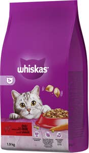 Whiskas Kattmat 1+ Beef
