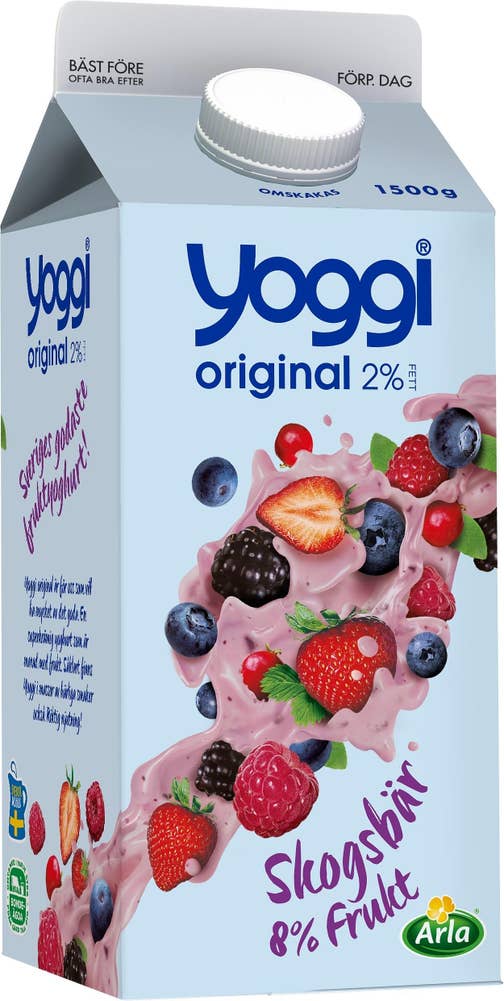 Yoggi® Yoghurt 2% Skogsbär