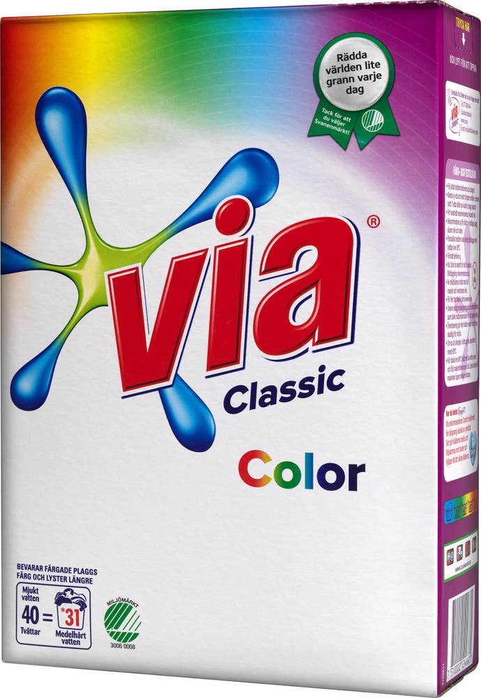 Via Tvättmedel Classic Color Via