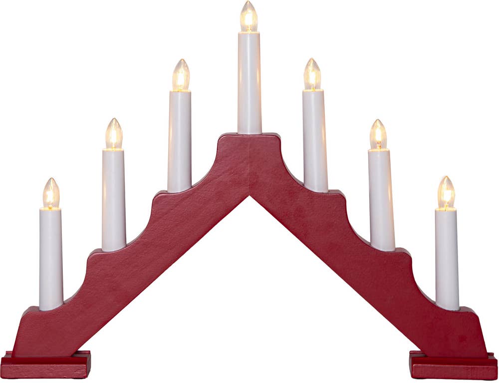 Star Trading Ljusstake Billie Röd