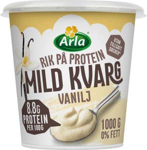 Arla® Mild Kvarg Vanilj Utan Tillsatt Socker 0,2%