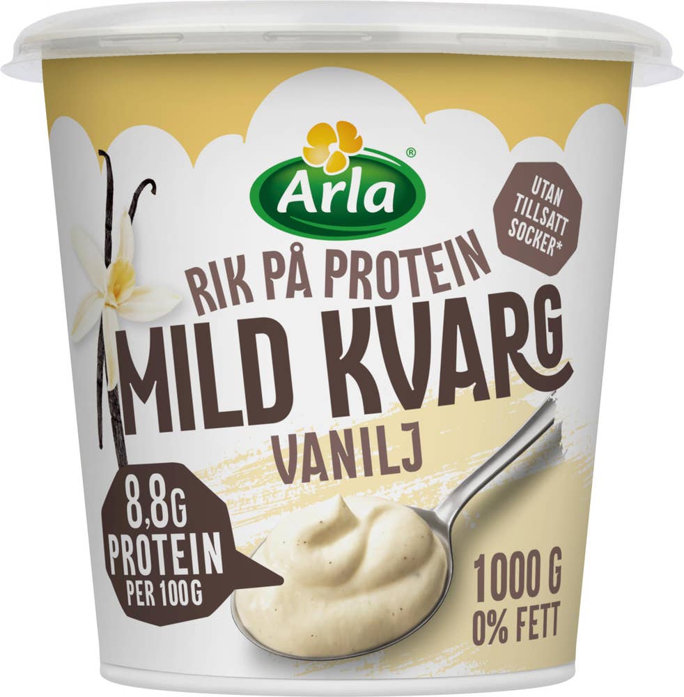 Arla® Mild Kvarg Vanilj Utan Tillsatt Socker 0,2%