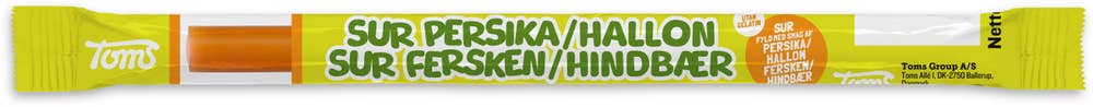 Toms Sur Hallon & Persika Stång
