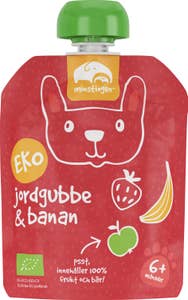 Minstingen Klämmis Jordgubbe & Banan +6M EKO