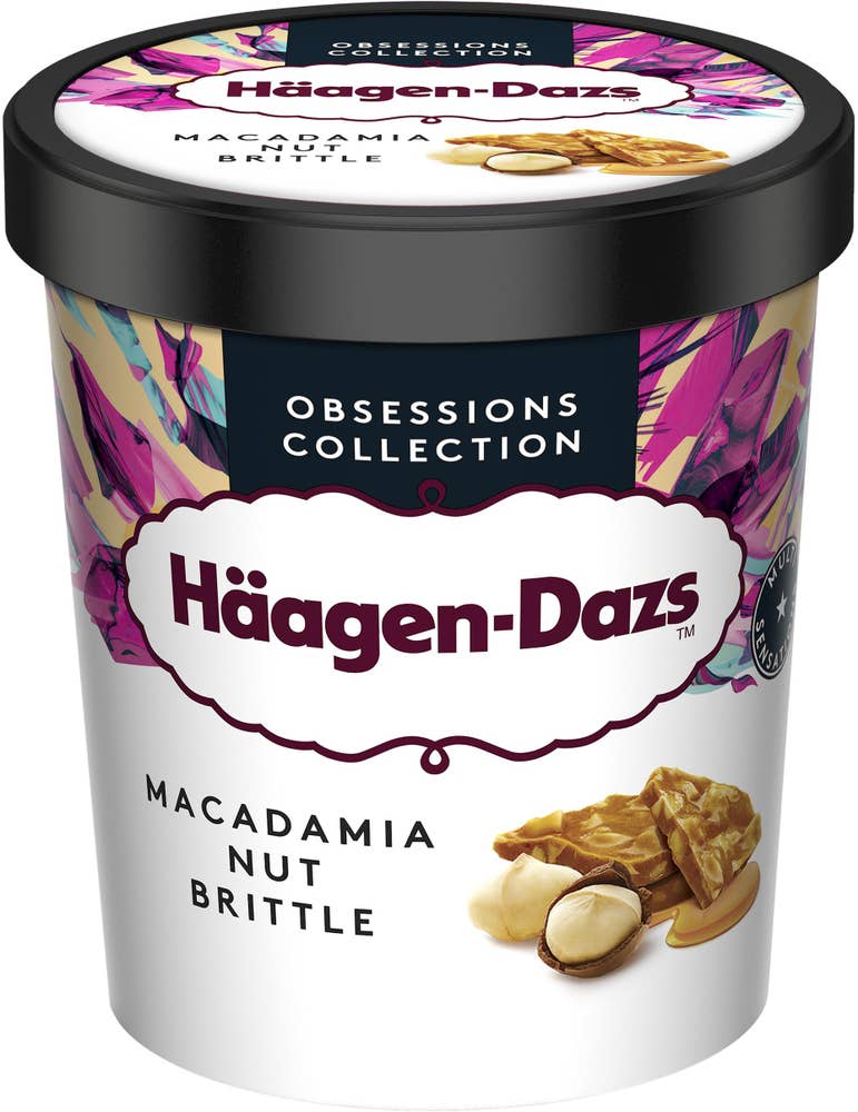 Häagen-Dazs Glass Macadamia Nut Brittle