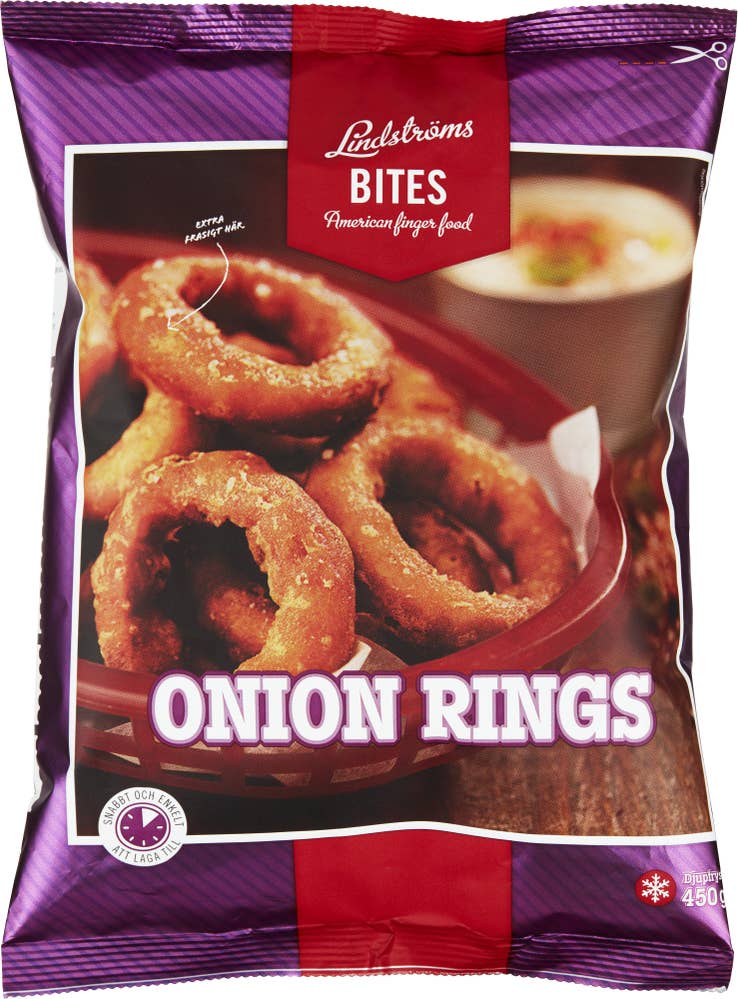 Lindströms Bites Lökringar Frysta