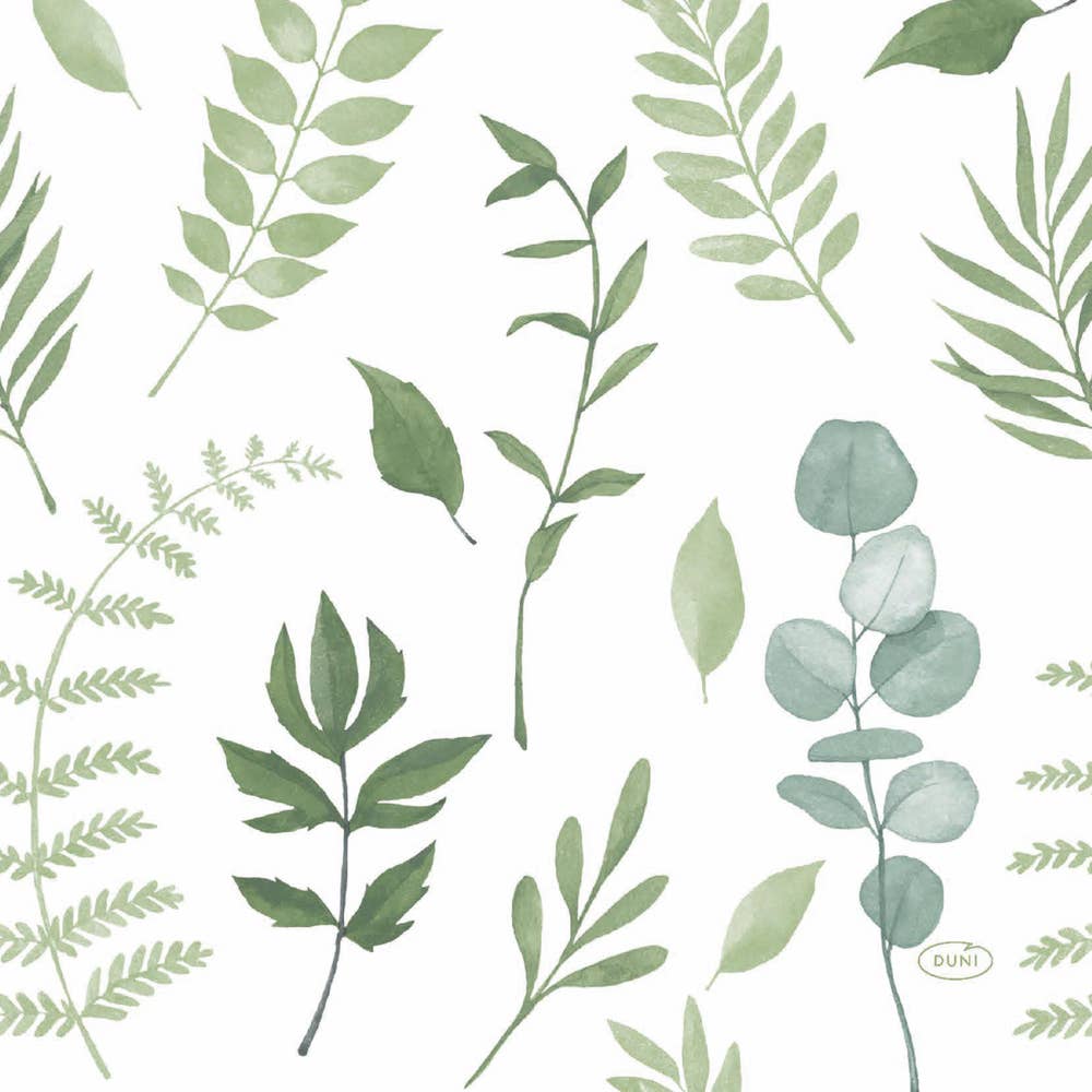 Duni Servett Greenery 3-lags 33x33cm