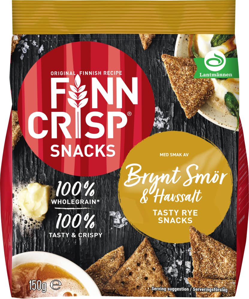 Finn Crisp Snacks Brynt Smör & Havssalt
