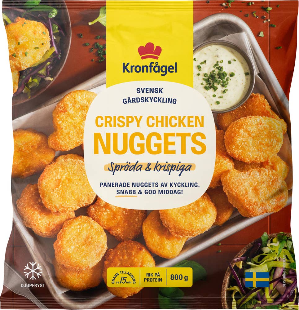 Kronfågel Crispy Chicken Nuggets Fryst