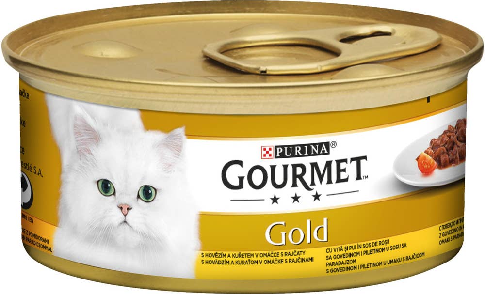 Gourmet Gold Våtfoder Oxkött/Kyckling i Sås Gourmet Gold