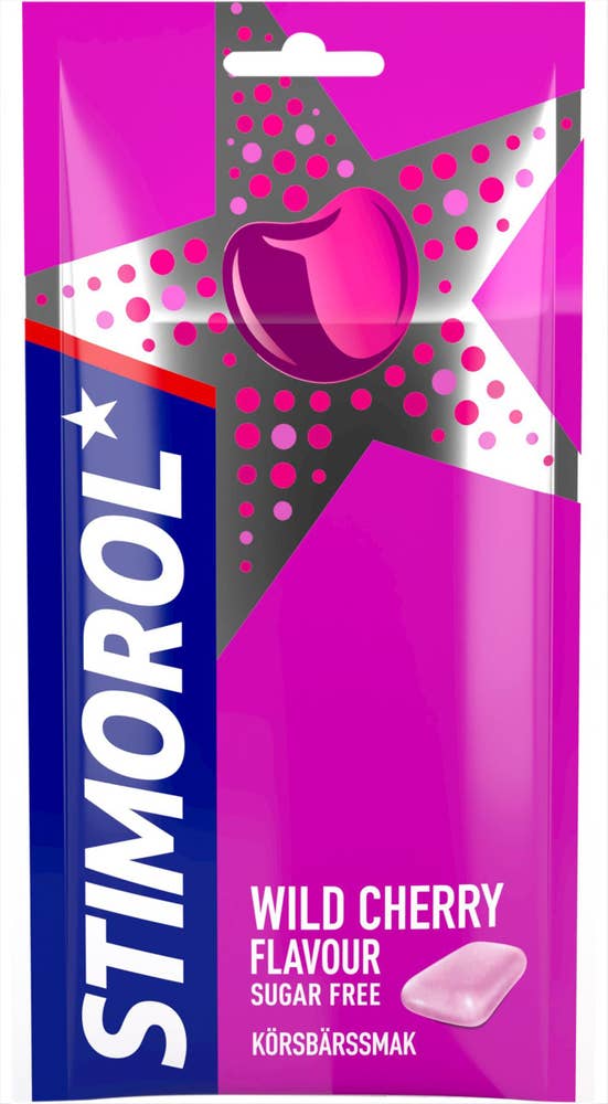Stimorol Tuggummi Wild Cherry Sockerfri