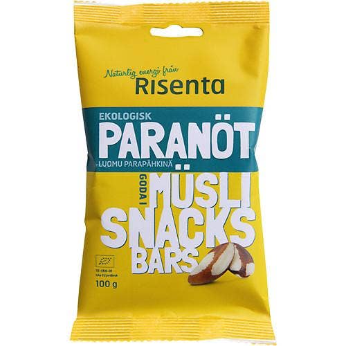 Ej sorterad Paranötter ekologiska Risenta