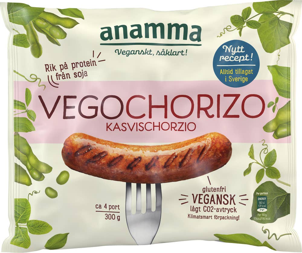 Anamma Vegochorizo Frysta Anamma