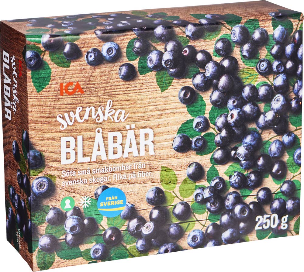 Ej sorterad Frysta Blåbär Ica