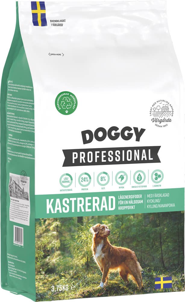 Doggy Professional Hundmat Kastrerad