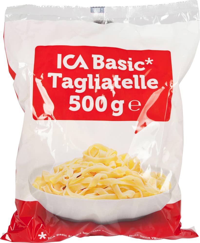 Ej sorterad Tagliatelle utan Ägg Ica Basic