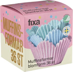 Fixa Muffinsformar Blomma