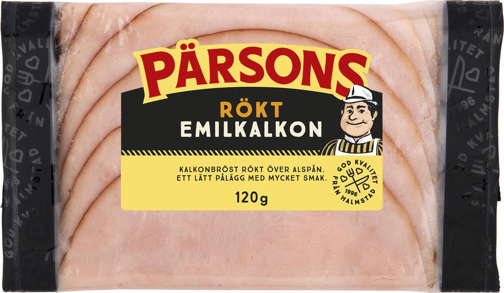 Rökt Emilkalkon Skivad
