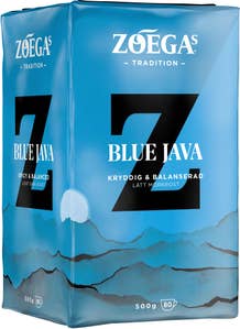 ZOÉGAS Blue Java Bryggkaffe Lätt Mörkrost