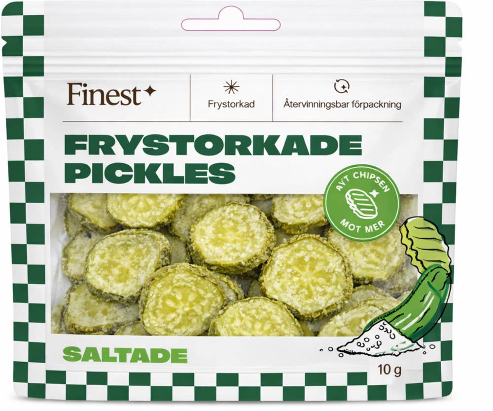 Finest Seasoning Frystorkade Pickles Saltade