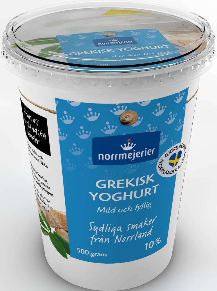 Ej sorterad Grekisk Yoghurt 10% Norrmejerier
