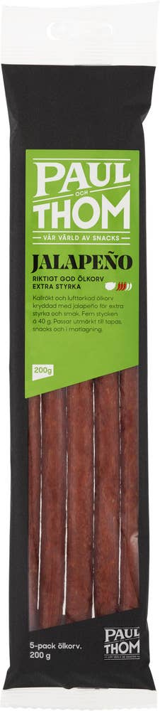 Ej sorterad Ölkorv Jalapena Gourmet Gruppen