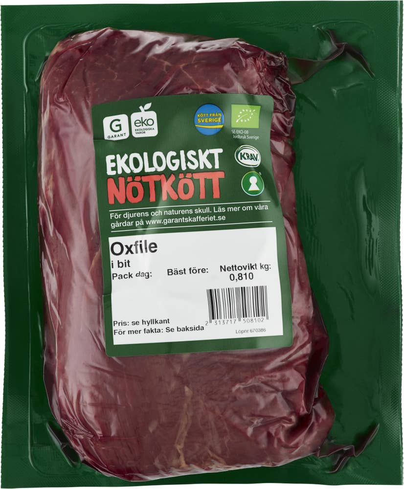 GARANT EKOLOGISKA VAROR Oxfile EKO/KRAV ca Garant