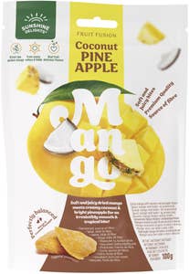 Sunshine Delights Torkad Frukt Coconut Pineapple Mango