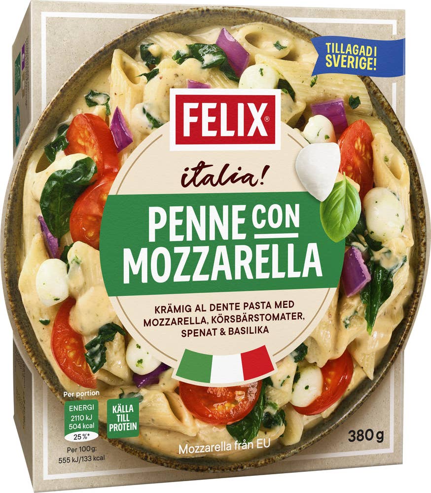 Felix Penne Mozzarella Fryst