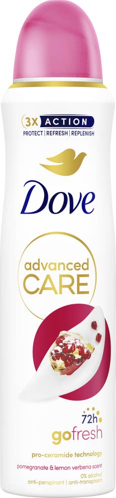 Dove Deosprey Advanced Pomegranate & Lemon 72h
