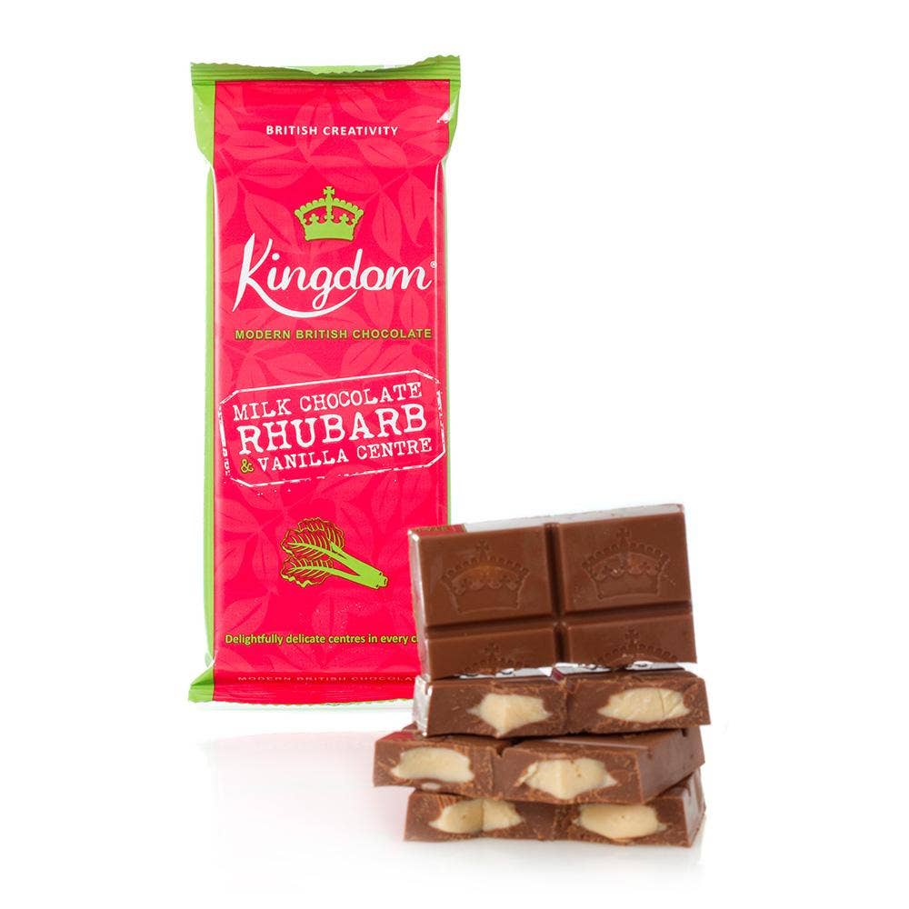 Kingdom Chocolate Chokladkaka med Vanilj/Rabarberganache Kingdom Chocolate