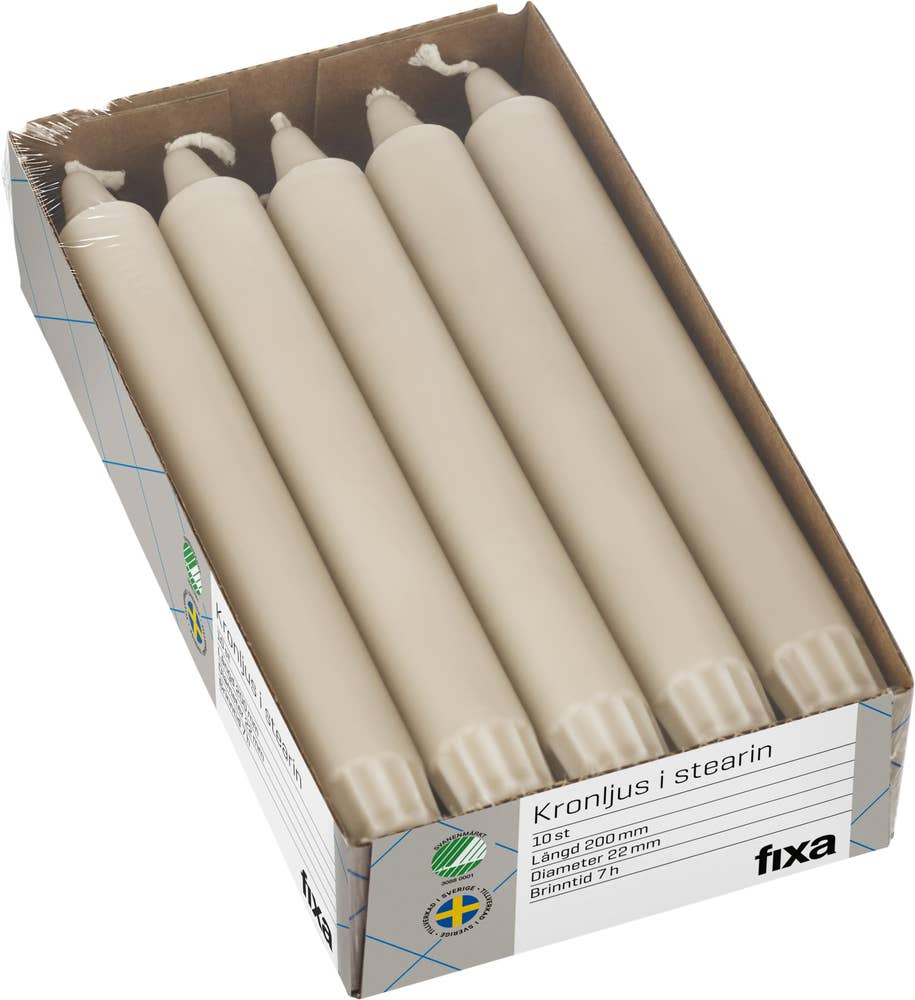 Fixa Kronljus Beige 20cm