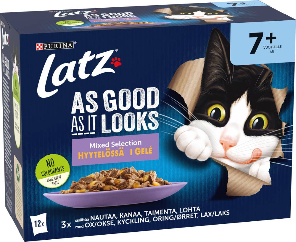 Latz Kattmat Senior 7+ Gelé 12x85g