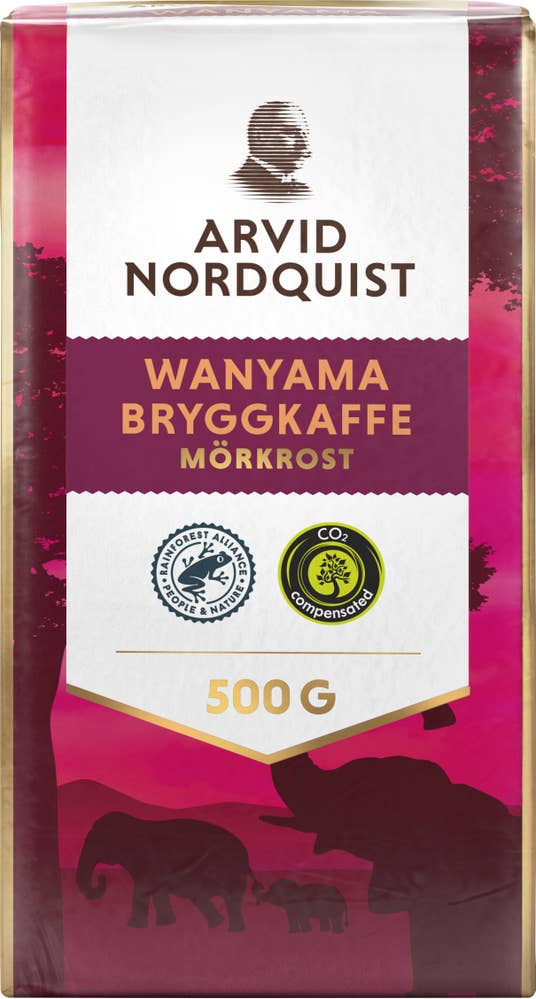 Arvid Nordquist Wanyama Bryggkaffe Mörkrost