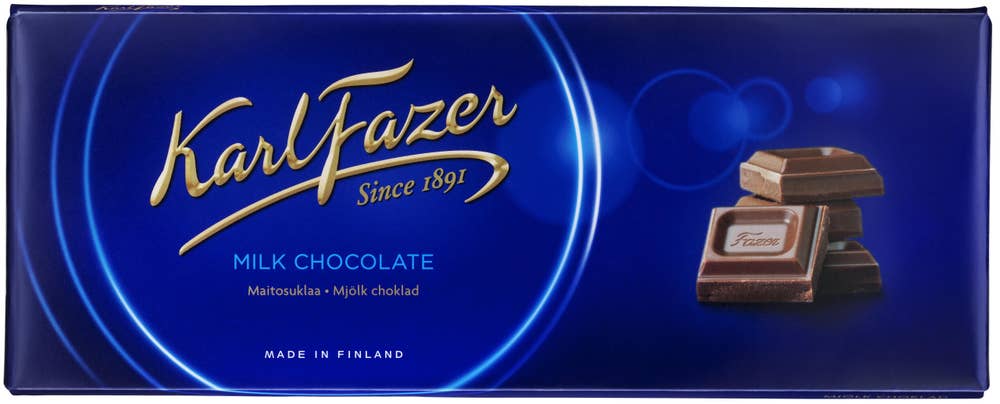 Fazer Konfektyr Chokladkaka blå Fazer
