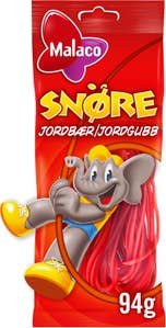 Malaco Snöre Jordgubb