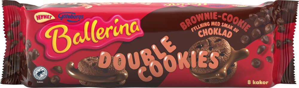 Göteborgs Kex Ballerina Double Cookies Brownie