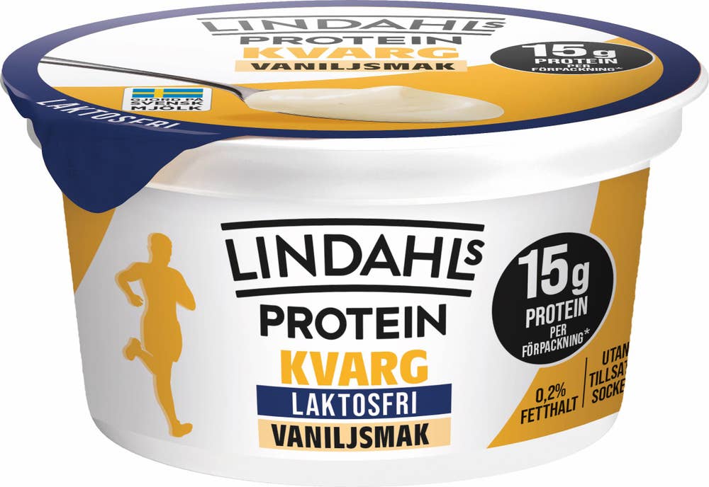 Lindahls Kvarg Protein Vanilj Laktosfri 0,2%