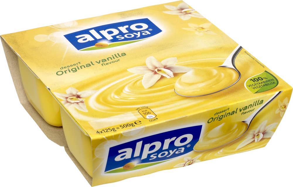 Ej sorterad Sojadessert Vanilj 4x Alpro
