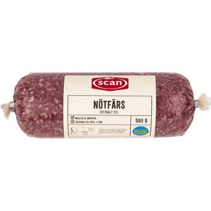 Scan Nötfärs 12%