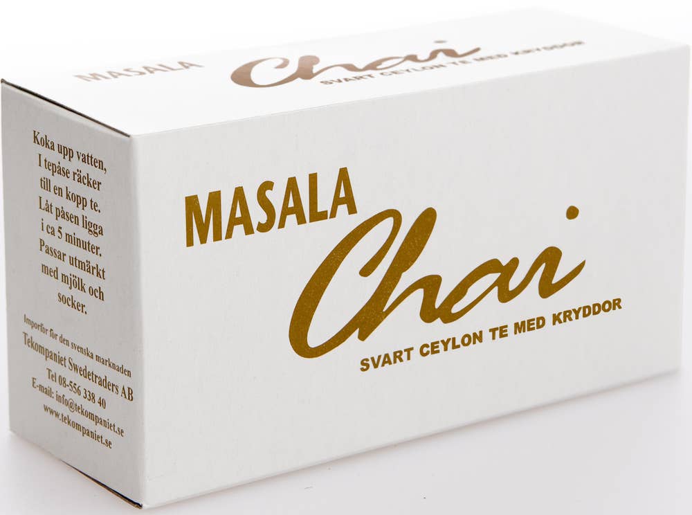 Kandyan Dancer Te Svart Chai Masala med Kryddor 25-p Dheane