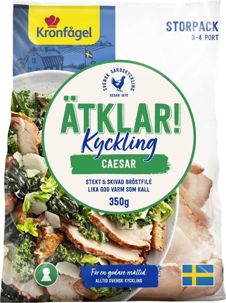 Kronfågel Ätklar Kyckling Ceasar Skivad