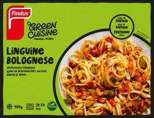 Green Cuisine Linguine Bolognese Fryst Findus Green Cuisine