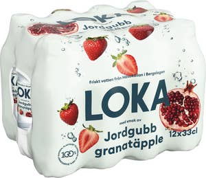 Loka Jordgubb & Granatäpple 12x33cl