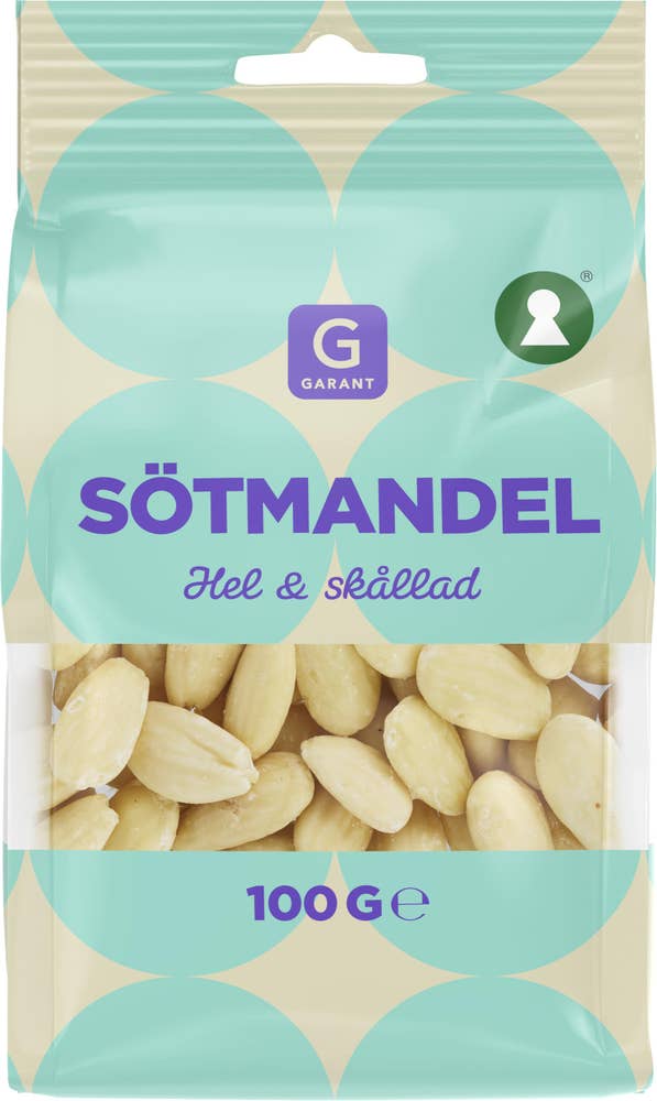 Sötmandel Hel & Skållad