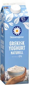 Skånemejerier Grekisk Yoghurt Naturell 0%