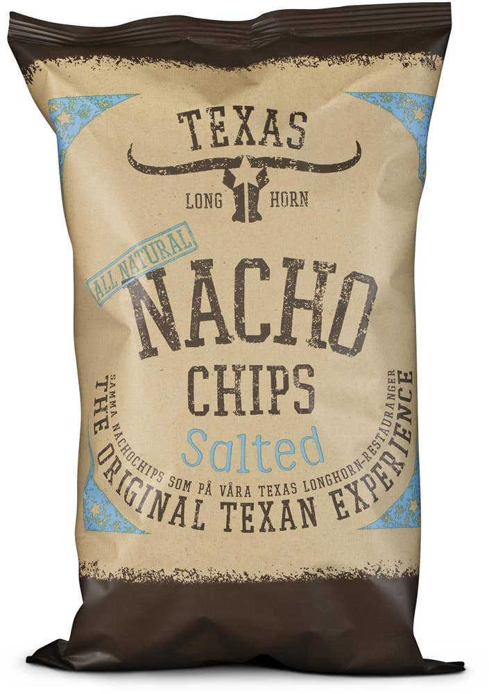 Texas Longhorn Nachos Chips Salted Texas Longhorn