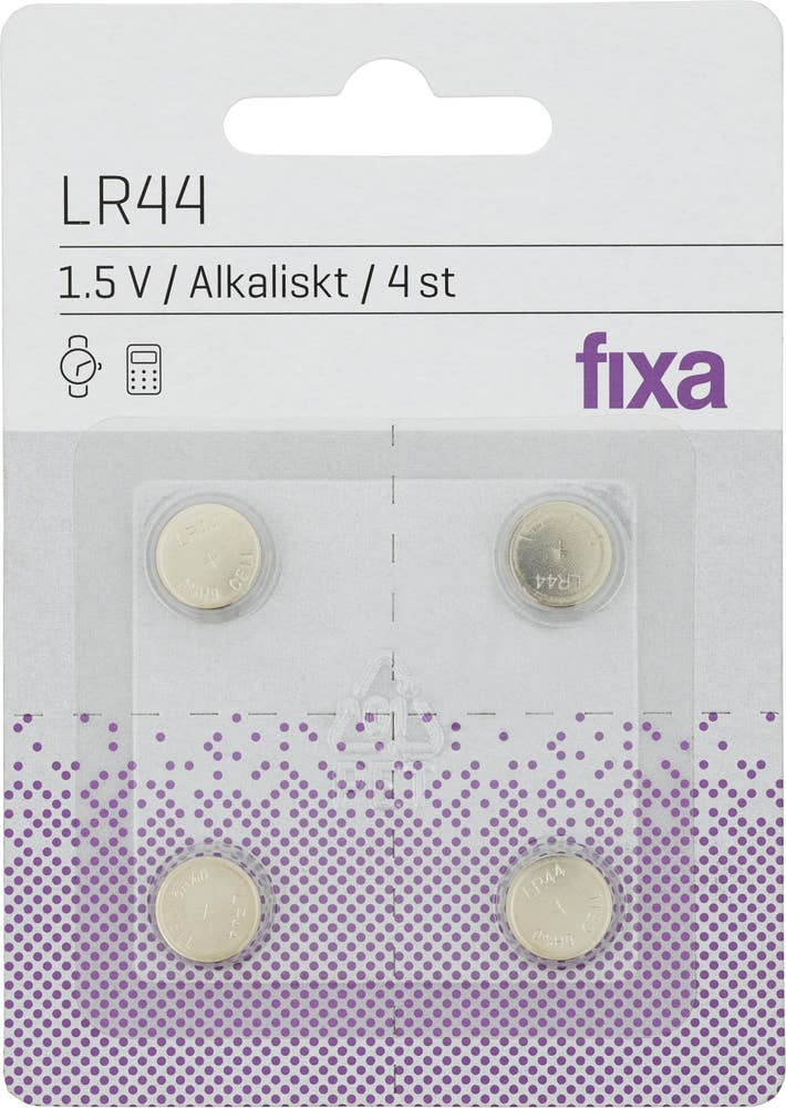 Fixa Batterier LR44